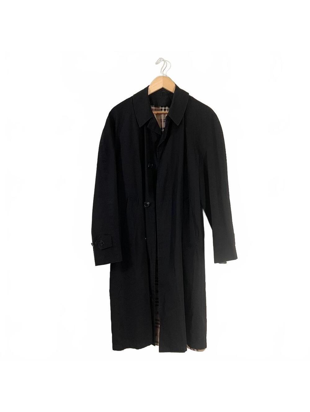 Vintage 1970’s Sears Black All Weather Trenchcoat Rain Jacket
